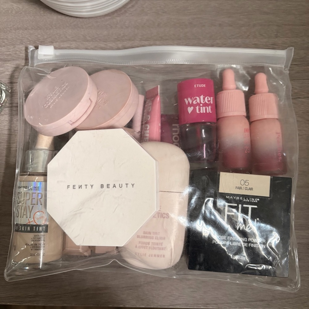 Rhode/Fenty/Kylie Cosmetics/Maybelline/Peripera/Etude Makeup Bundle